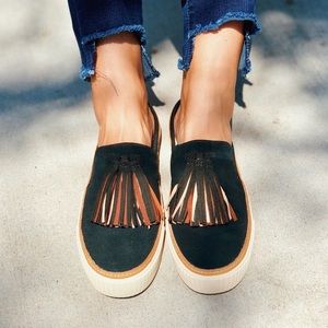 TOMS tassel slip on sneakers
